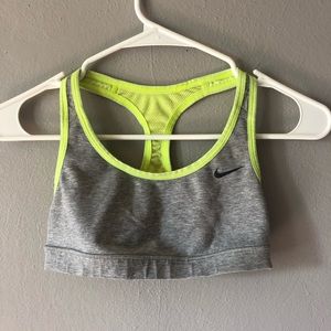Reversible neon Nike sports bra